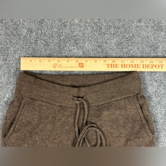 Quince 100% Mongolian Cashmere Jogger Pants XS Brown - Picture 8 of 9